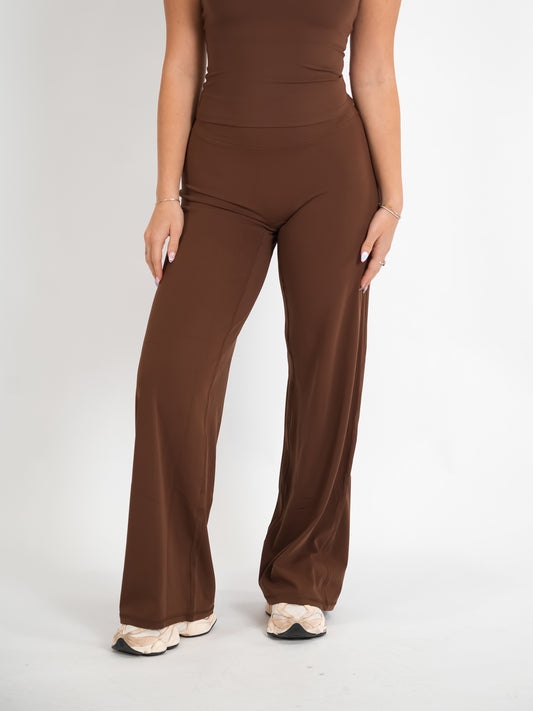 Chocolate Wide Leg Errand Pants