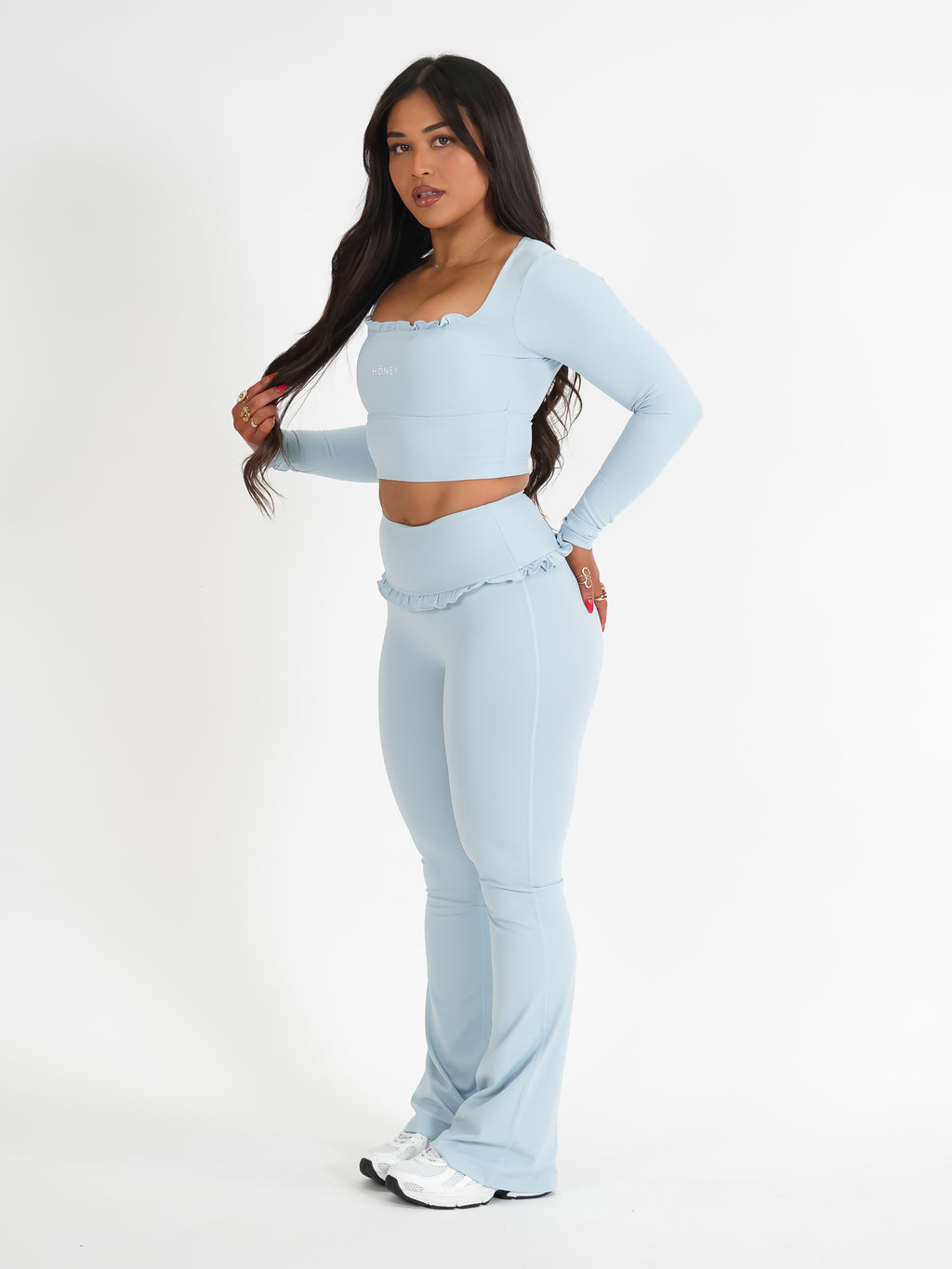 Baby Blue Frill Flairs