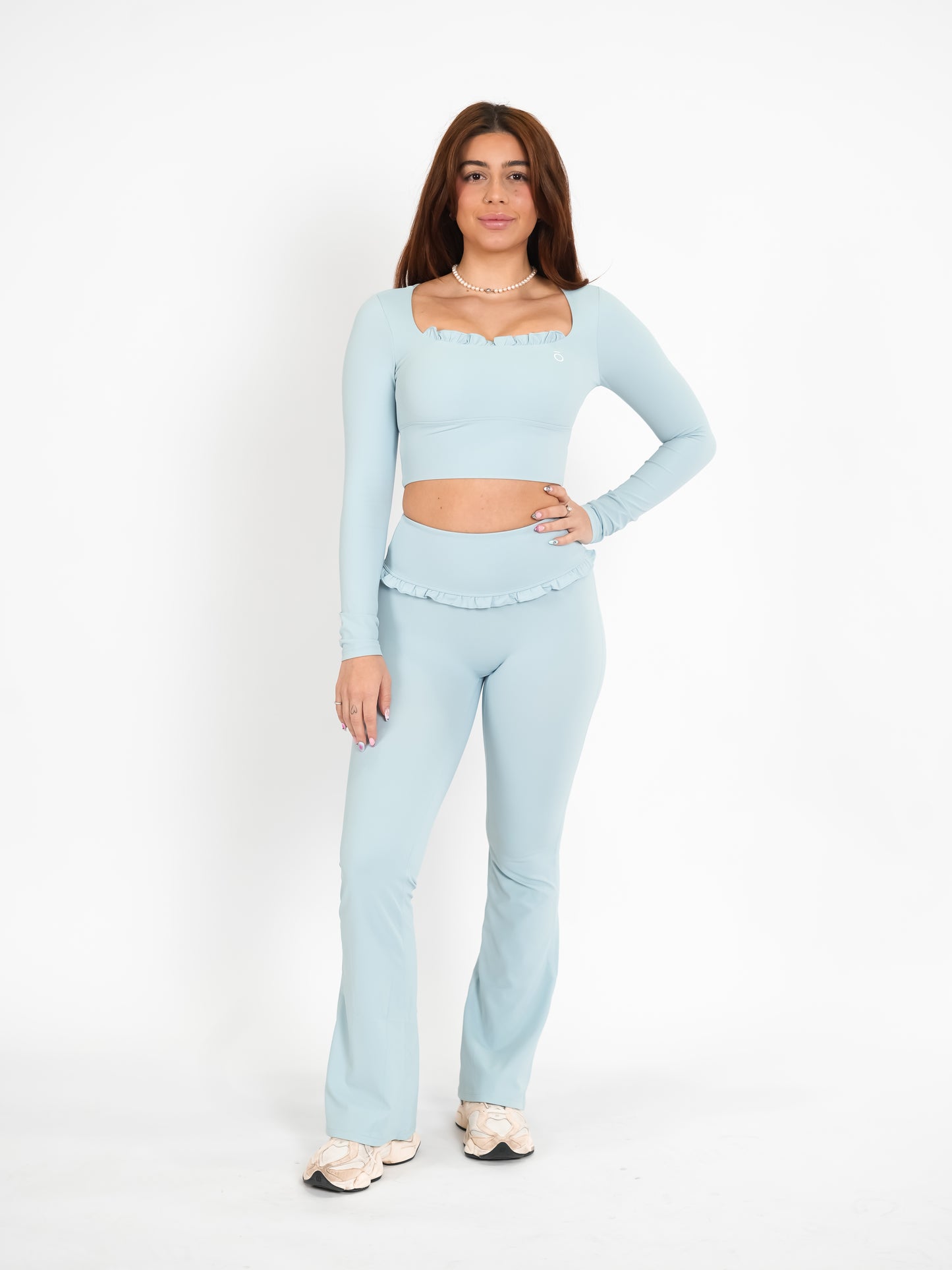 Baby Blue Frill Flairs
