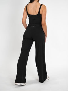 Black Wide Leg Errand Pants