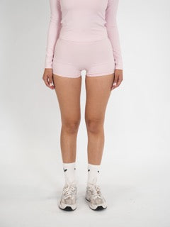 Pearl Baby Pink Essential Seamless Shorts